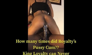 Blac creamy cunt 'royalty' luvz to b wicked with loyalty!
