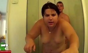Fat fucking in the shower and like iv 001