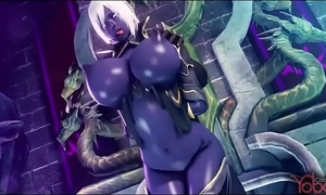 Dark elf acquires fuck by all monster