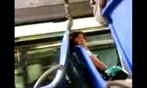 Dick flashing to gripping woman in the bus