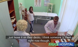 Fakehospital charming patient was prepped by nurse