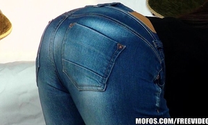 Nothing hotter than a round arse in a couple of constricted jeans