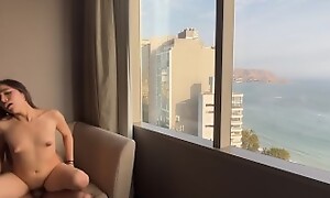 Follando duro en un hotel, espero que mi novio nunca vea este video
