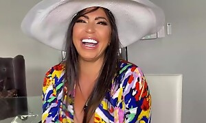 Busty Latina MILF Loves to Eat My Ass and Fuck My Big Dick in Doggy Style - Julianna Vega